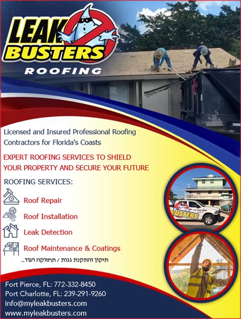 leak busters roofing|Residential